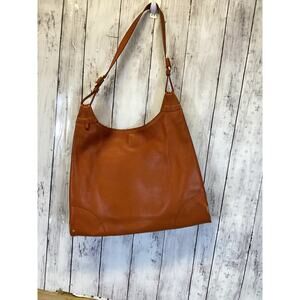 Timeless Tan Pebbled Leather Shoulder Bag